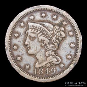 USA. 1 Cent 1849. ... 