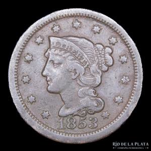 USA. 1 Cent 1853. ... 