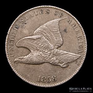 USA. 1 Cent 1858. Flying ... 