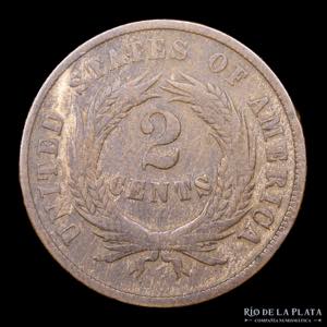 USA. 2 Cents 1867. Shield Two cents. CU; ... 