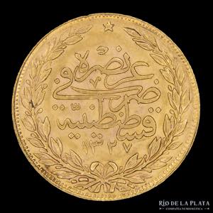 Otomanos. Mehmed V (1909-1918) 100 Kurus ... 