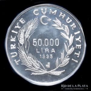 Turquía. 50.000 Lira 1995 FAO. 50º ... 