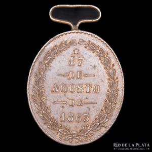 Uruguay. Premio Militar. 1865. Guerra Triple ... 