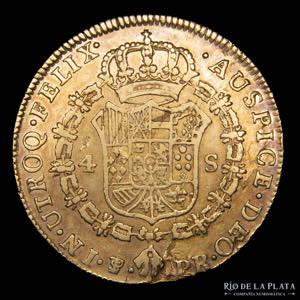Potosí. Carlos III (1759-1789) 4 Escudos ... 