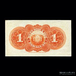 Paraguay. 1 Peso Fuerte 1916. P138a. Firma: ... 