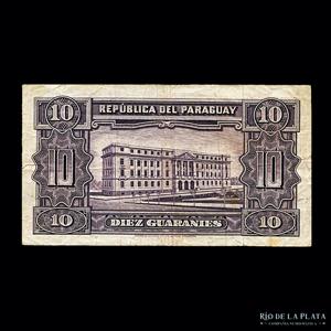 Paraguay. Banco Central. 10 Guaranies 1952. ... 