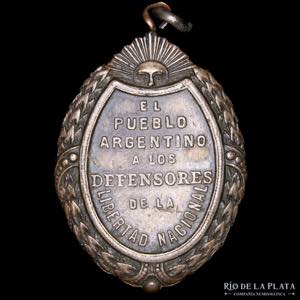 Argentina. 1890. Premio a los soldados que ... 