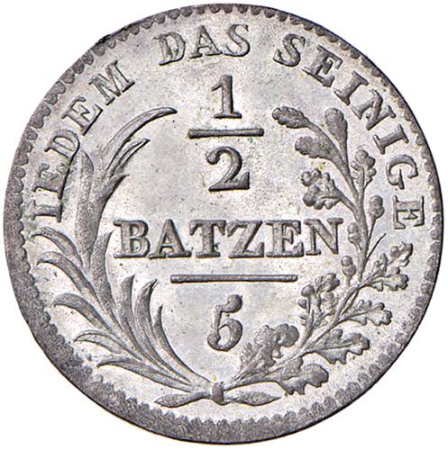 Svizzera - Appenzell - 1/2 Batzen ... 
