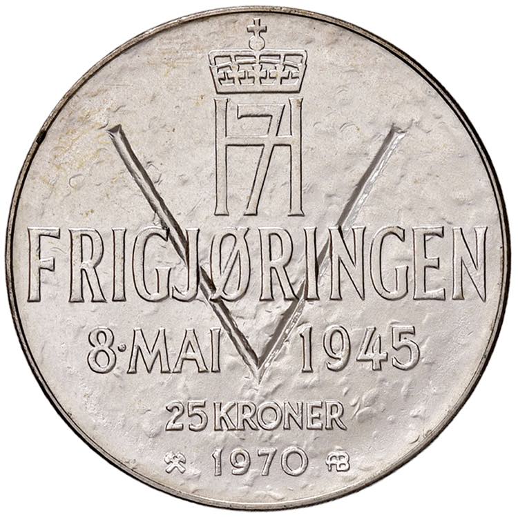 Norvegia - Olav V (1957-1991) - 25 ... 
