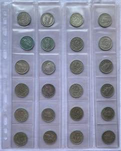 Lotti - Insieme di 24 Monete da 1 Franco ... 