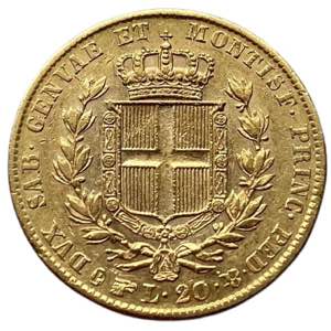 Savoia - Carlo Alberto (1831-1849) 20 Lire ... 
