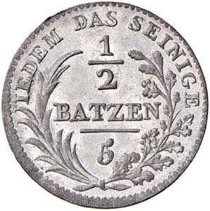 Svizzera - Appenzell - 1/2 Batzen 1816 - KM# ... 