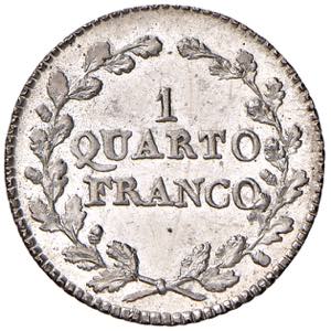 Svizzera - Ticino - 1/4 Franco 1835 - KM# 7 ... 