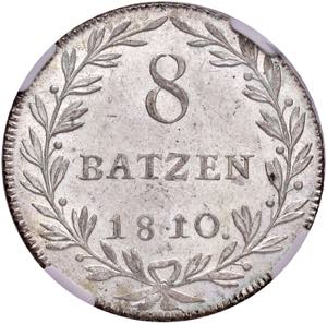 Svizzera - Zurigo - 8 Batzen 1810 - KM# 184 ... 