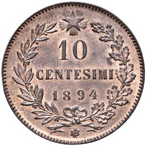 Umberto I (1878-1900) - 10 centesimi 1894 ... 