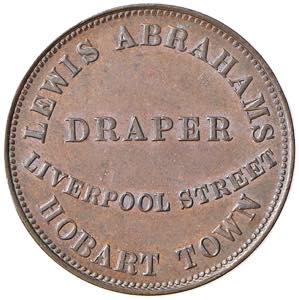 Australia - 1/2 Penny 1855 Lewis Abrahams - ... 