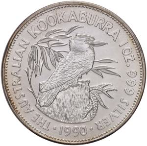 Australia - Elisabetta II - 5 Dollari 1990 ... 