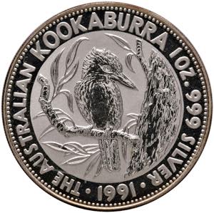 Australia - Elisabetta II - 5 Dollari 1991 ... 