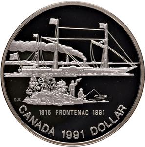 Canada - Elisabetta II - Dollaro 1991 ... 