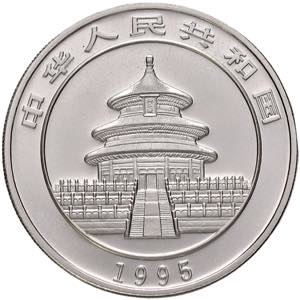 Cina - 10 Yuan 1995 Panda - Ag (1 oz)