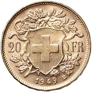 Svizzera - Confederazione - 20 Franchi 1949 ... 