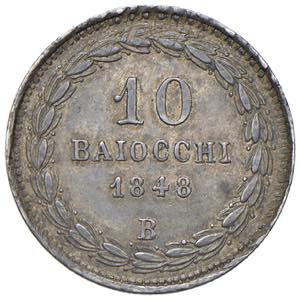 Bologna - Pio IX (1846-1870) 10 Baiocchi ... 