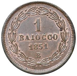 Bologna - Pio IX (1846-1870) Baiocco 1851 ... 