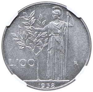 Repubblica Italiana (dal 1946) 100 Lire 1958 ... 