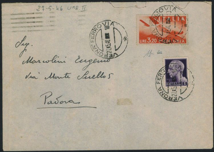 27.5.1946 - Lettera da Verona per ... 