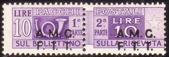 Pacchi Postali, 10 lire n. 6gag, ... 