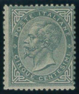 5 c. grigio verde n. L16. (1125)