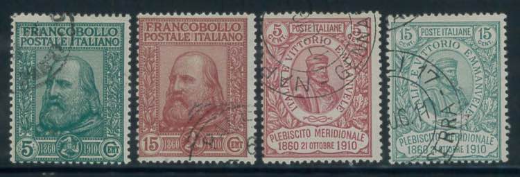 Garibaldi, serie cpl. n. 87/90. ... 