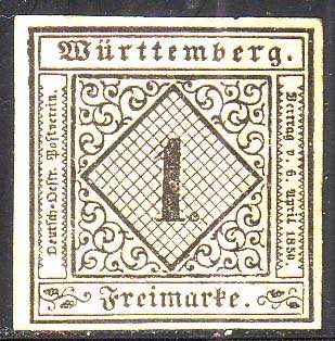 WURTTEMBERG - 1 m. camoscio n. 1 ... 
