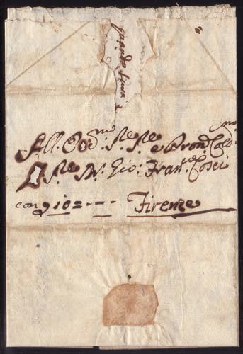 BIENTINA - Lettera del 19.2.1731 ... 