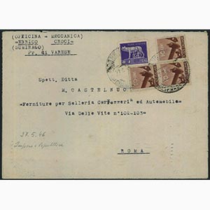 27.5.1946 - Lettera da Sumirago a Roma ... 