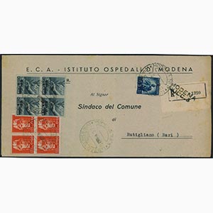7.6.1946 - Modulo raccomandato da Modena per ... 