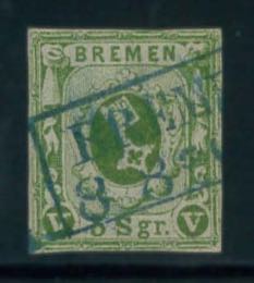 BREMA - 5 sgr. verde n. 4. (400)