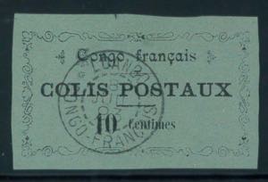CONGO FRANCESE - Pacchi Postali, 10 c. nero ... 