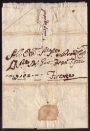 BIENTINA - Lettera del 19.2.1731 per Firenze ... 