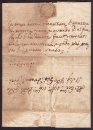 FIRENZE - Lettera del 10.12.1724 per ... 