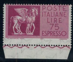 Espresso 75 lire n. 34, con dentellatura ... 