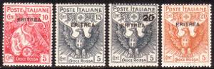 Croce Rossa, serie cpl. n. 41/44. (400)