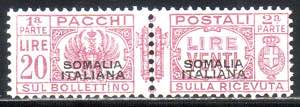 Pacchi Postali 20 lire sovr. n. 65. (600)
