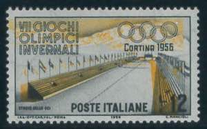 Olimpiadi Cortina 56, 12 lire n. 794c, con ... 