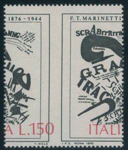 Marinetti, 150 lire n. 1338 con dentellatura ... 