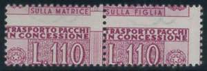 Pacchi in Concessione, 110 lire fil. ruota ... 