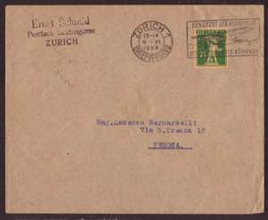 SVIZZERA - Lettera da Zurigo 9.6.28 con ... 