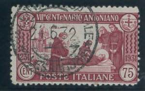SantAntonio, 75 c. dent. 12 n. 299, annullo ... 