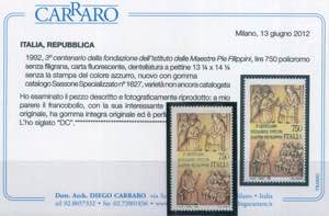 Maestre Pie Filippini, 750 lire n. 1995 ... 