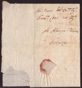 FIRENZE - Lettera da Bientina del 15.10.1724 ... 